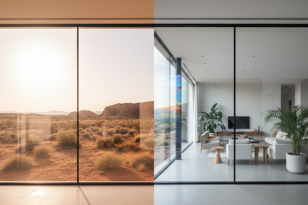 Glass Coating Heat Reduction