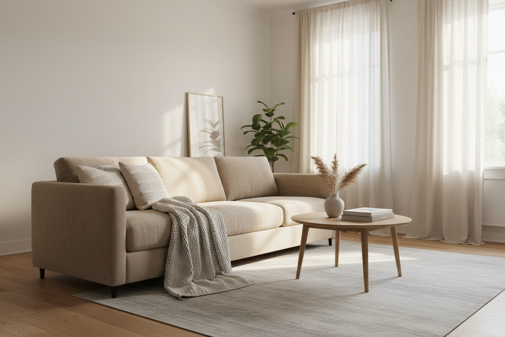 Sofa Hero Banner - Boucle Scandinavian